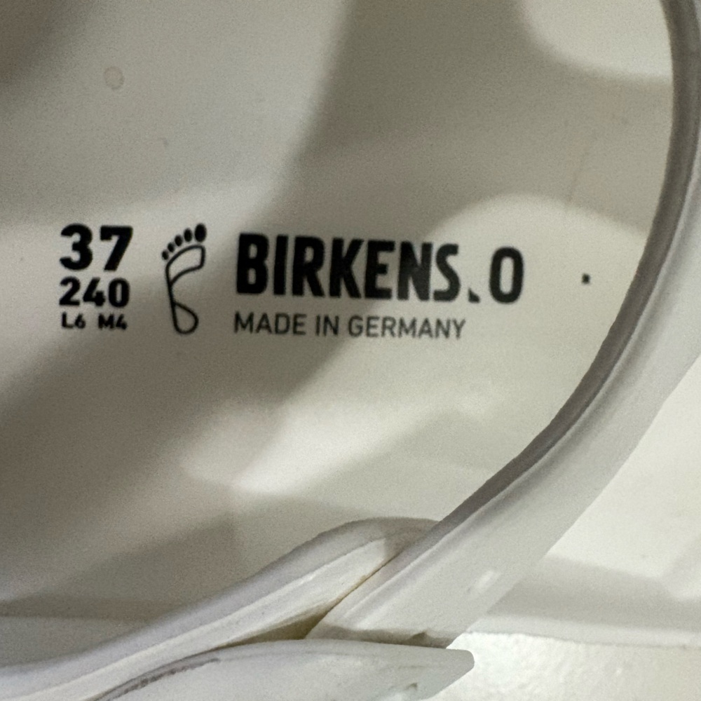 Birkenstock Gizeh EVA White Women's 37 gently worn - Picture 2 of 4
